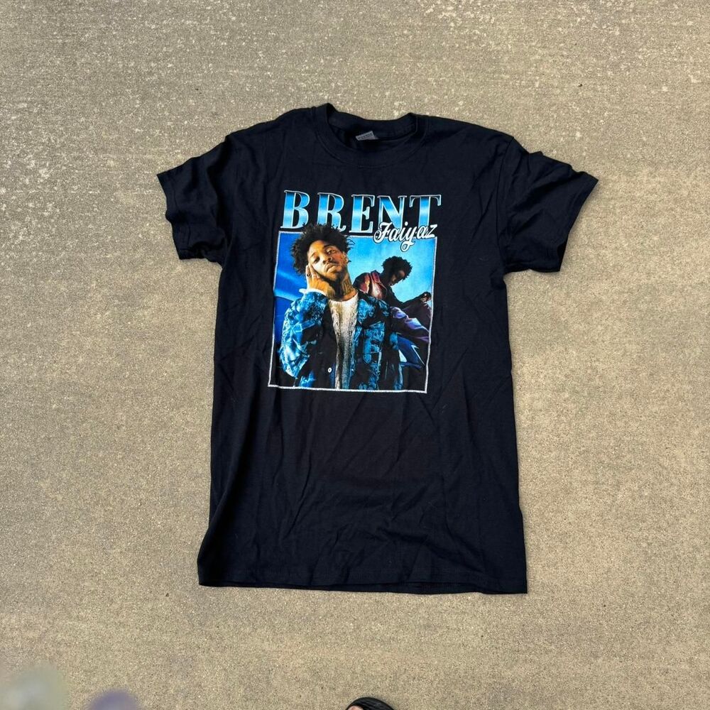 Brent Faiyaz band tee mens size S Small y2k rare